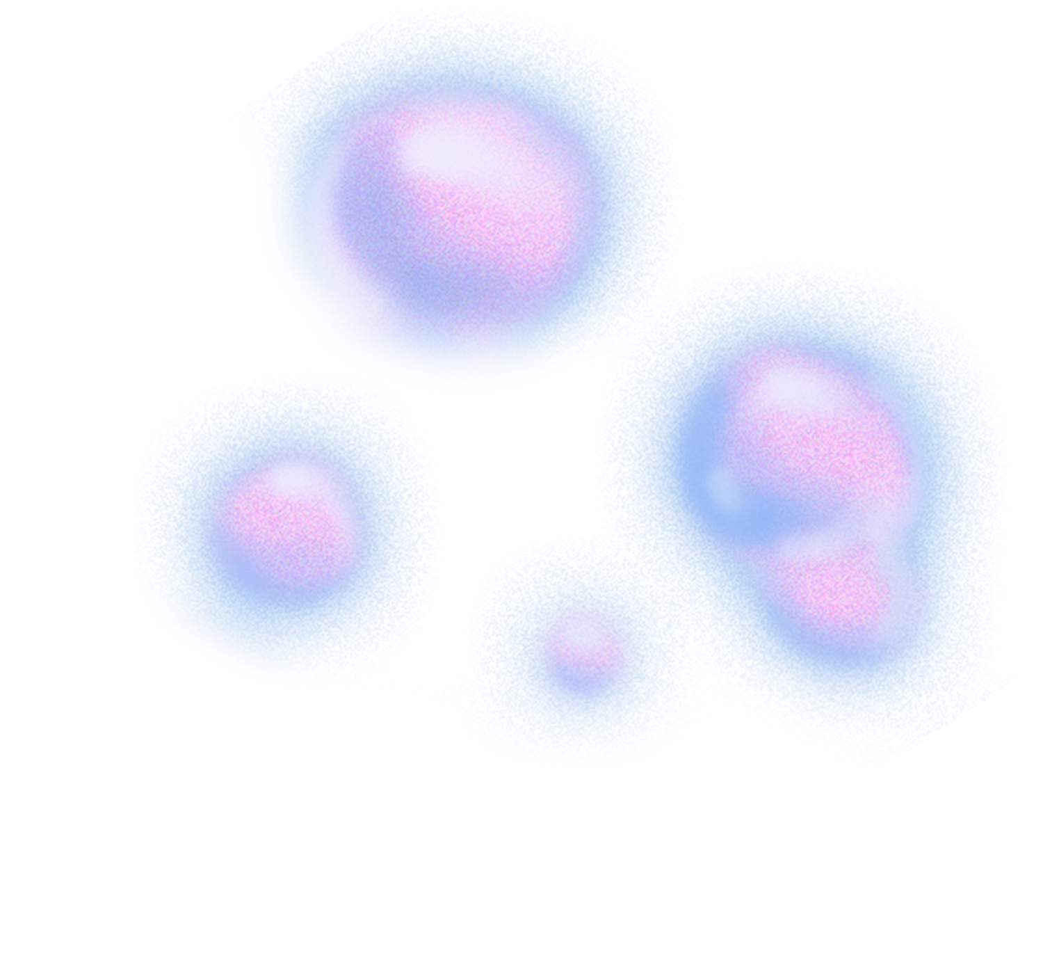 Dreamy Airbrushed Gradient Bubbles