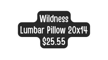 Wildness Lumbar Pillow 20x14 25 55