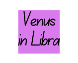 Venus in Libra